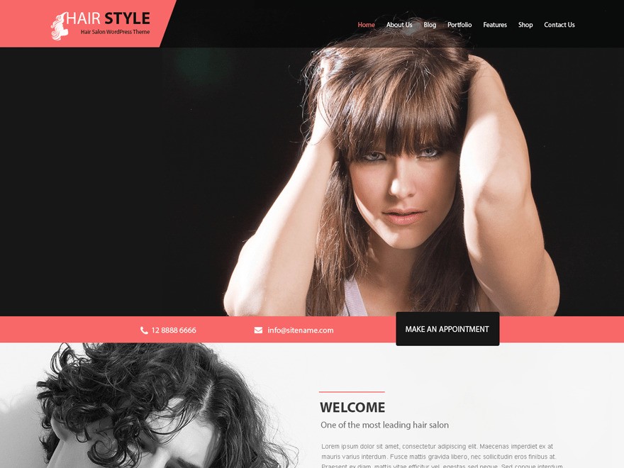 Sito web per parrucchieri e beauty center